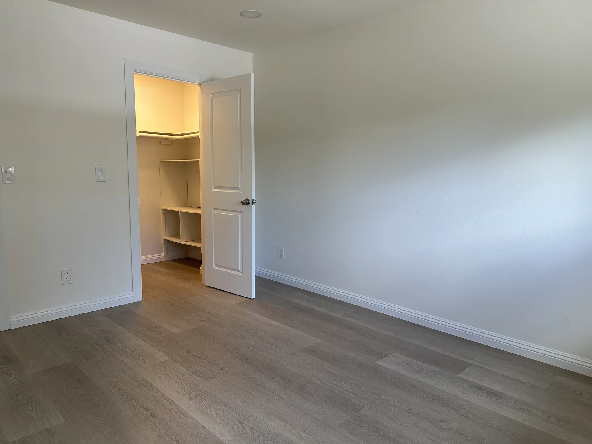 Secondary bedroom closet