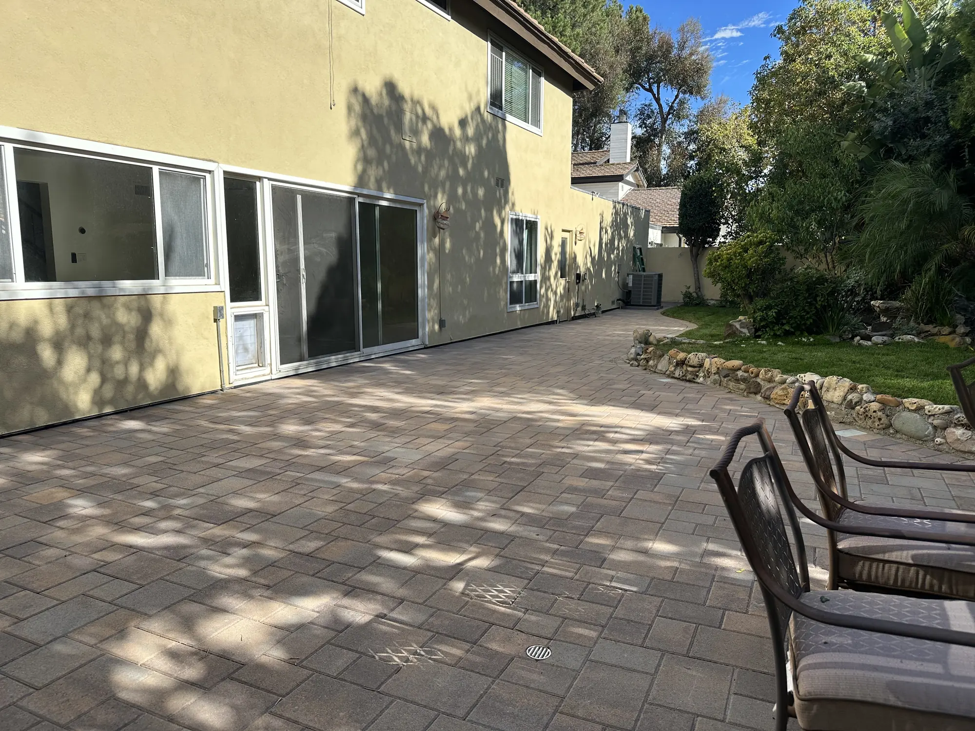 Backyard patio