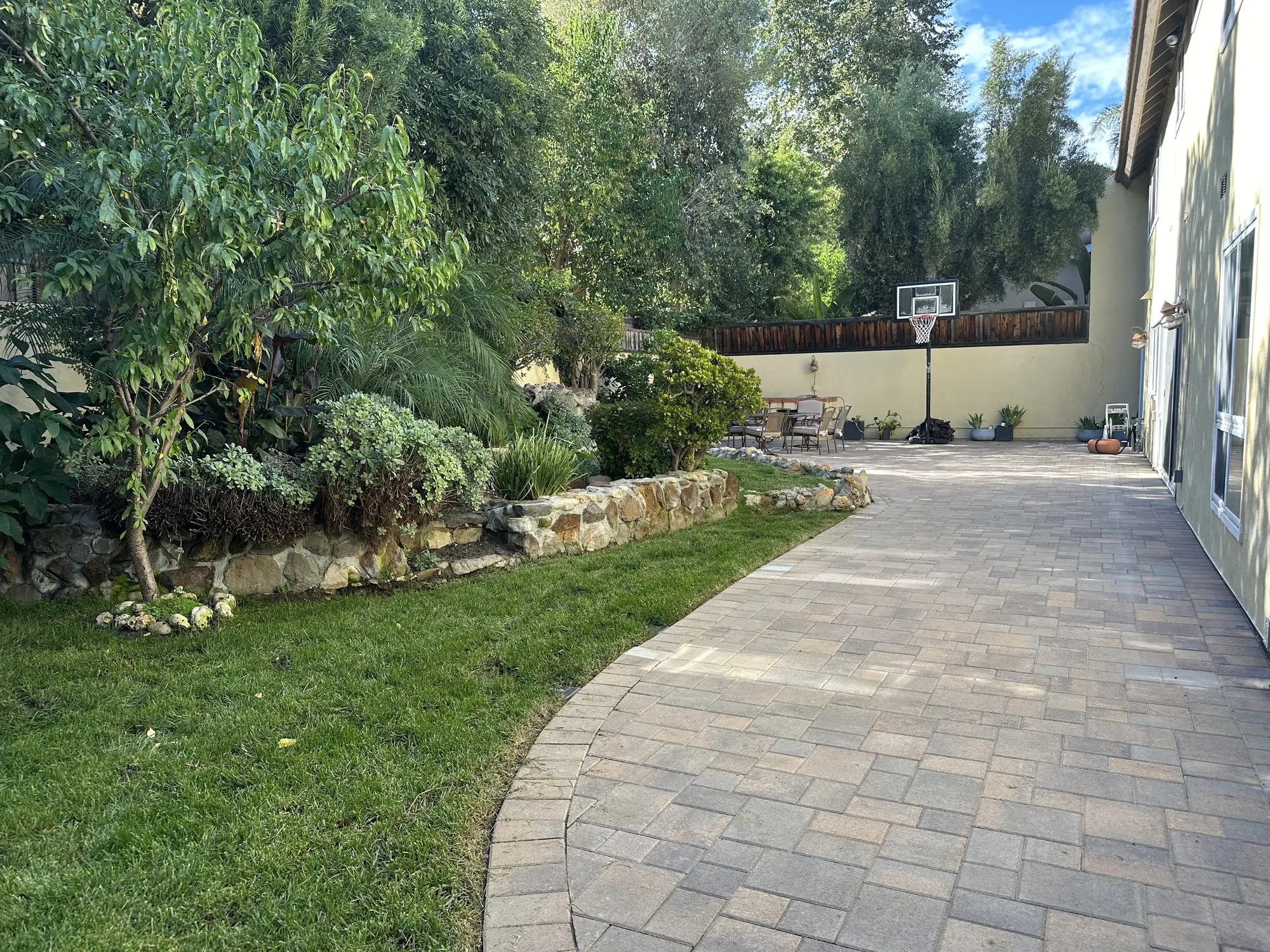 Backyard path